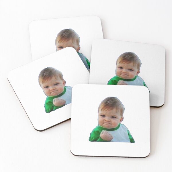 Item preview, success kid meme reddit low res sticker designed and sold by tbunks.