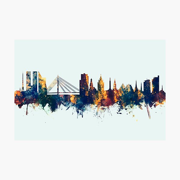 Item preview, Riga Latvia Skyline designed and sold by MICHAEL TOMPSETT.