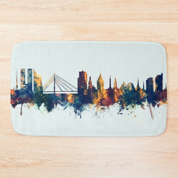 Item preview, Riga Latvia Skyline designed and sold by ArtPrints.