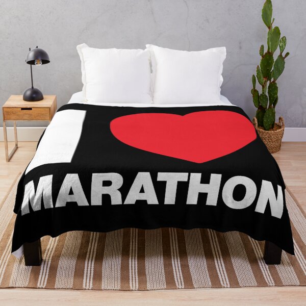 Item preview, I Love Marathon Red Heart designed and sold by Thestarrysky.