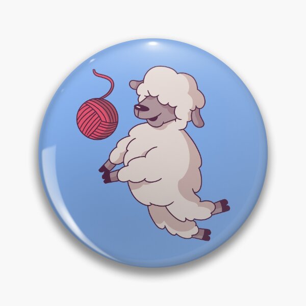 Item preview, Cute volleyball sheep, ball of wool designed and sold by DerSenat.