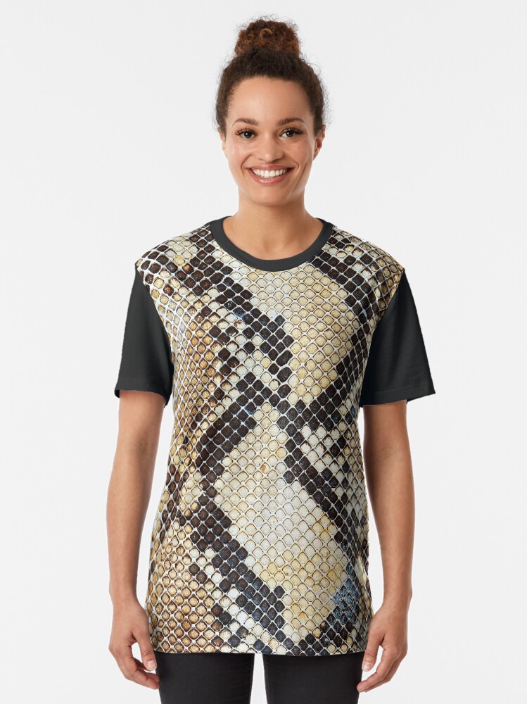 snakeskin wrap shirt