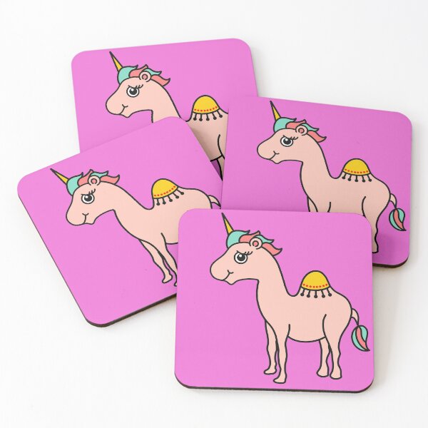 Item preview, Unicamel - a rare magical creature from Arabia. Camelcorn Unicorn (opposite facing) designed and sold by CreatEVEdesign.