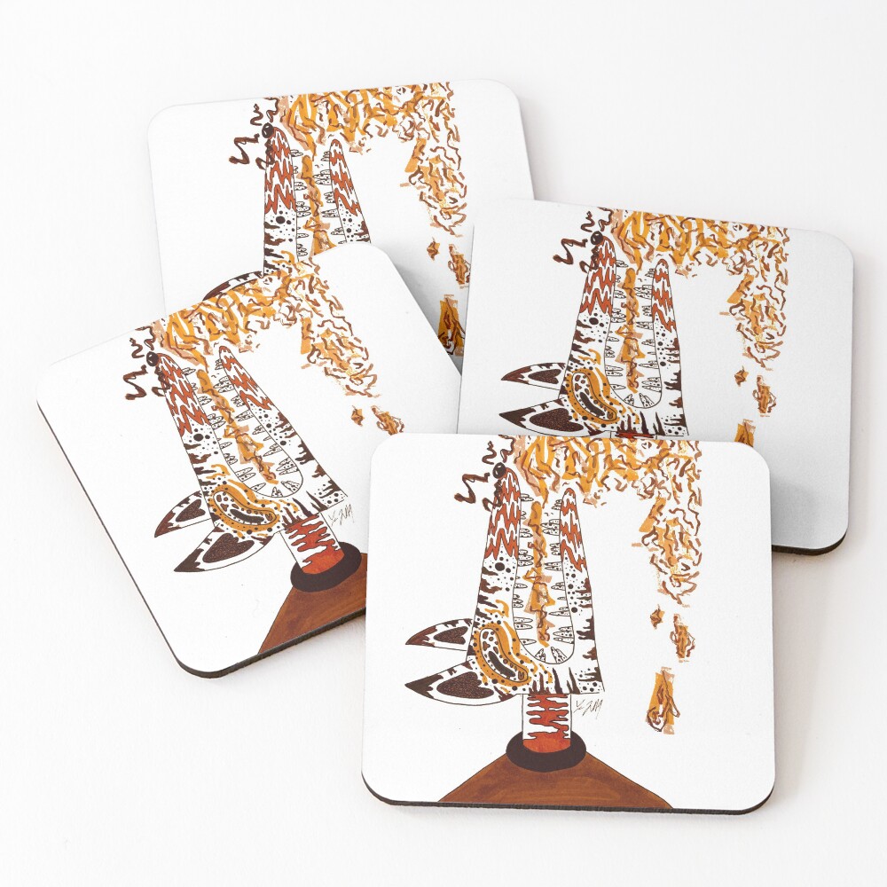 Item preview, Coasters (Set of 4) designed and sold by Add3dBns.