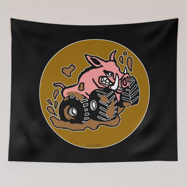 Item preview, Monster Truck Hog designed and sold by LatticeART.