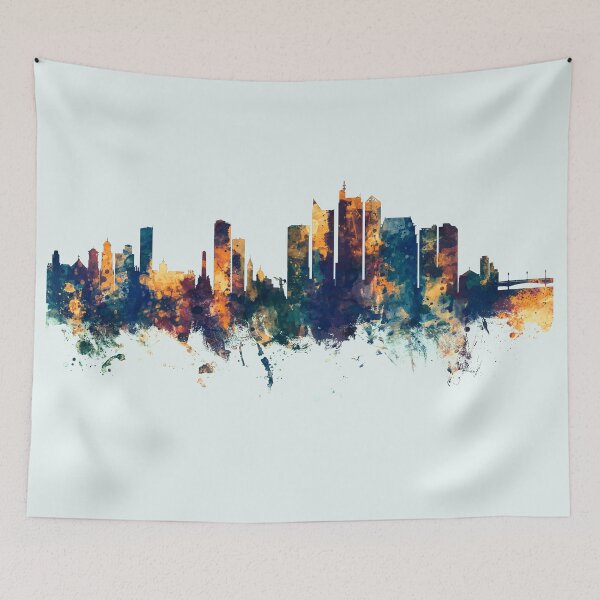 Item preview, Manila Philippines Skyline designed and sold by ArtPrints.