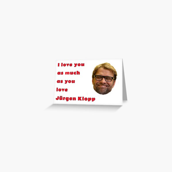 Jürgen Klopp, Liverpool, LFC Greeting Card