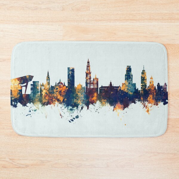Item preview, Antwerp Belgium Skyline designed and sold by ArtPrints.