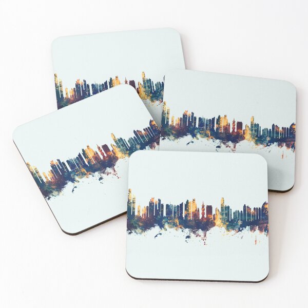 Aperçu de l'œuvre Panama City Skyline créée et vendue par ArtPrints.