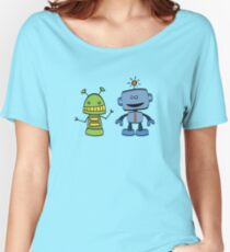 robot friends Women's Relaxed Fit T-Shirt