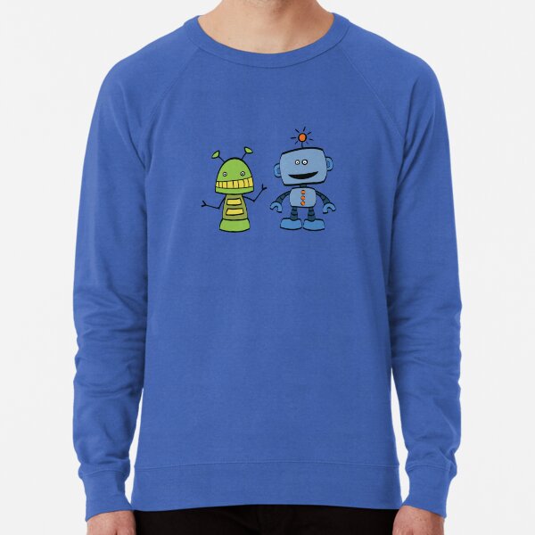 robot friends Lightweight Sweatshirt