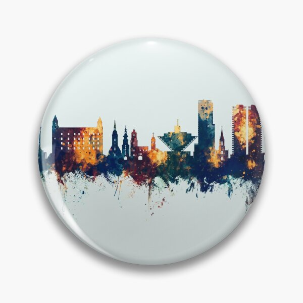 Item preview, Bratislava Slovakia Skyline designed and sold by ArtPrints.