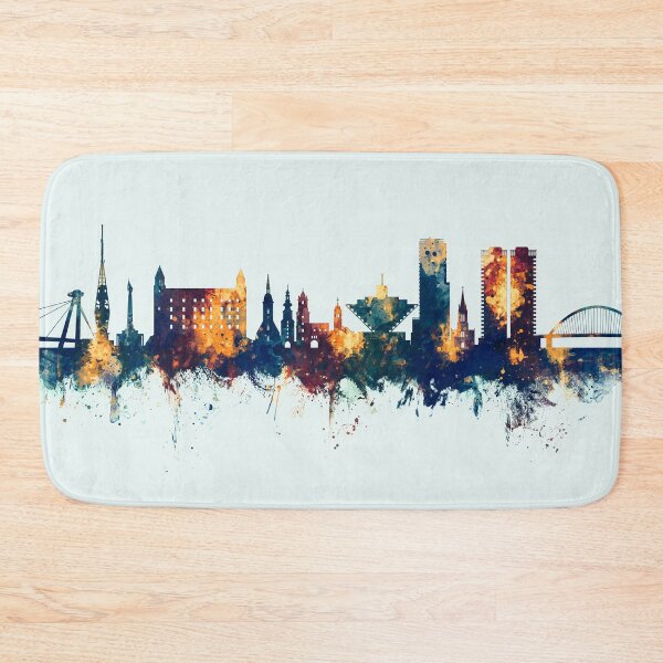 Item preview, Bratislava Slovakia Skyline designed and sold by ArtPrints.