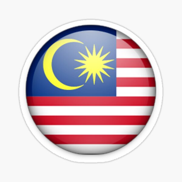 Malaysian Flag Stickers For Sale Redbubble