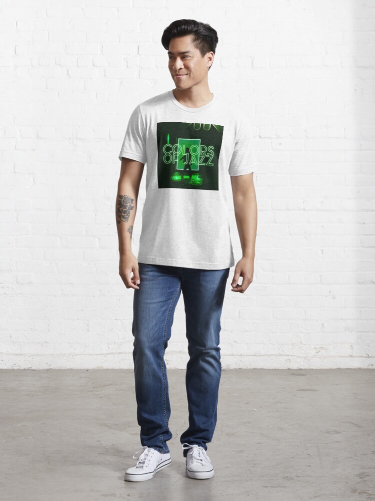 Alternate view of Colors of Jazz - Green Essential T-Shirt