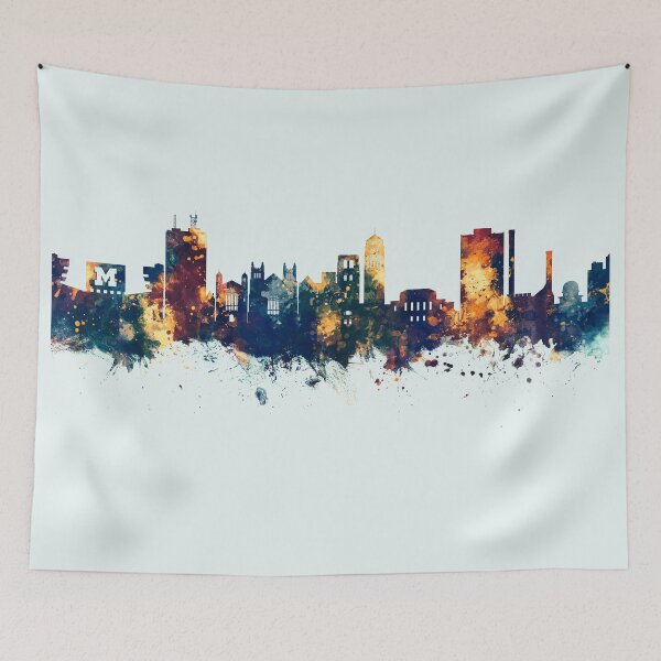Item preview, Ann Arbor Michigan Skyline designed and sold by ArtPrints.