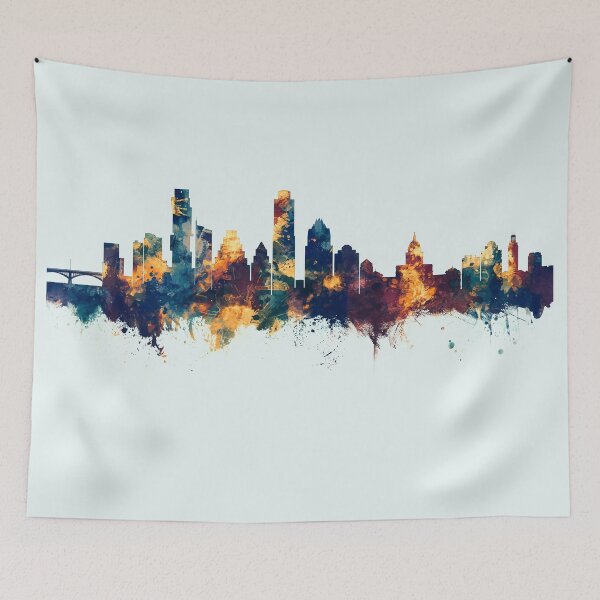 Item preview, Austin Texas Skyline designed and sold by ArtPrints.