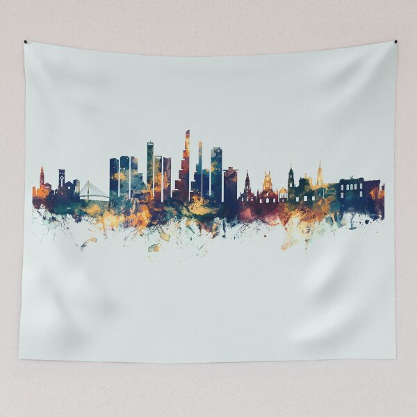 Aperçu de l'œuvre Bogotá Colombia Skyline créée et vendue par ArtPrints.