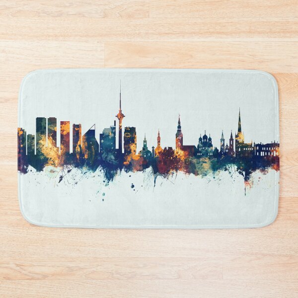 Item preview, Tallinn Estonia Skyline designed and sold by ArtPrints.