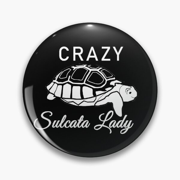 Item preview, Crazy Sulcata Lady - Buddy the Tortoise Dark designed and sold by TeamManja.