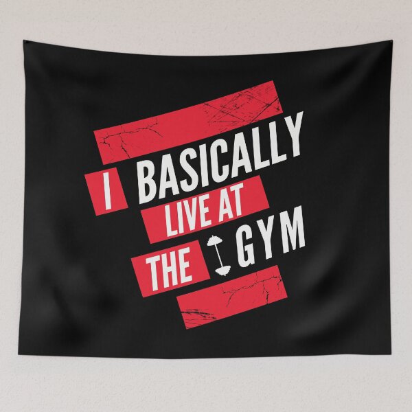 Item preview, I Basically Live at the Gym designed and sold by ApparelFactory.
