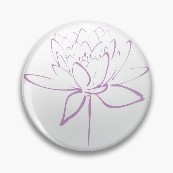 Item preview, Lotus Flower Calligraphy (Lavender) designed and sold by Makanahele.