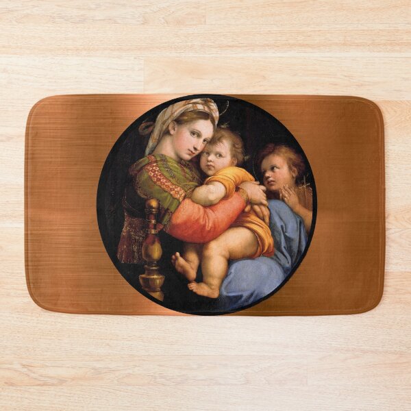 Aperçu de l'œuvre Madonna della seggiola - Raphael créée et vendue par Prepress.