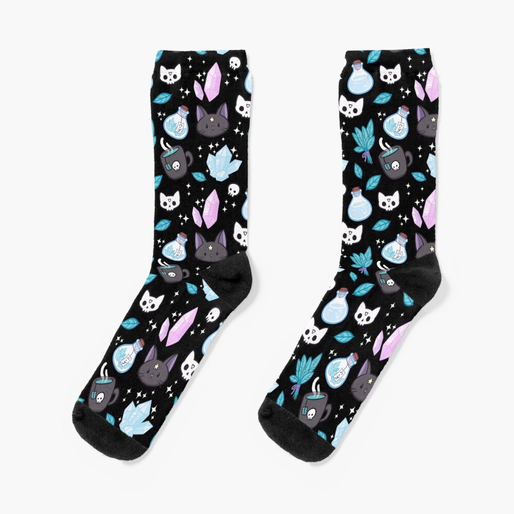 Herb Witch // Black Socks
