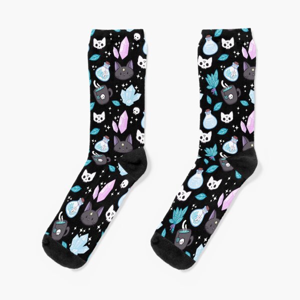 Herb Witch // Black Socks