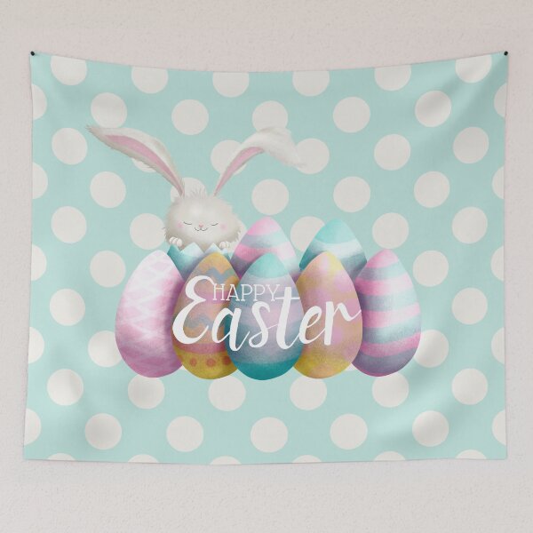 Item preview, Happy Easter, Easter bunny, egg hunt designed and sold by Sofia Dimitriadou.