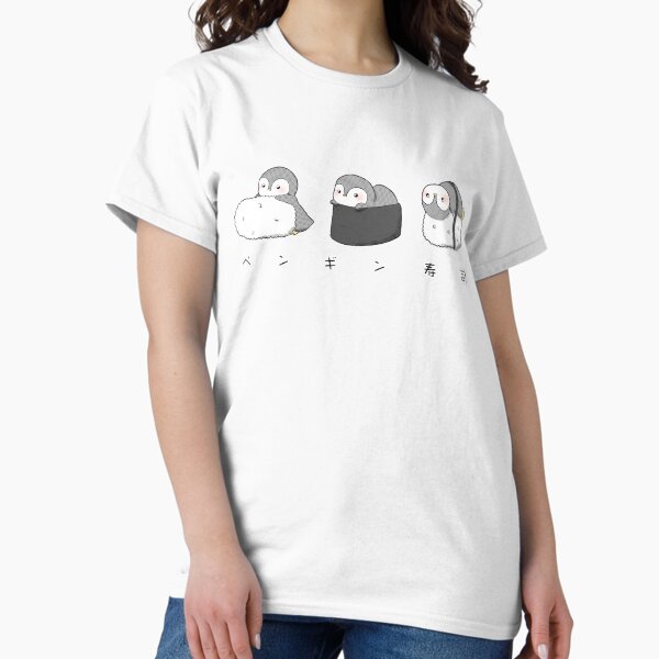 Aperçu de l'œuvre Ensemble de sushis Nigiri délicieux pour bébé pingouin empereur créée et vendue par Tamami Ito.