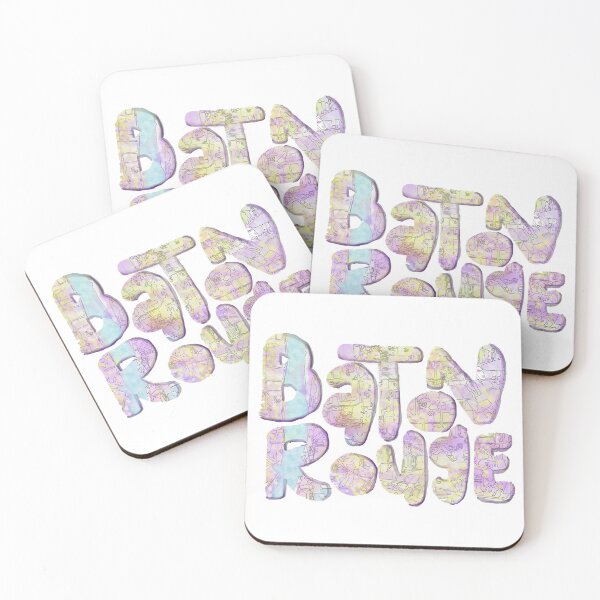 Item preview, Baton Rouge Map  designed and sold by carolineford.