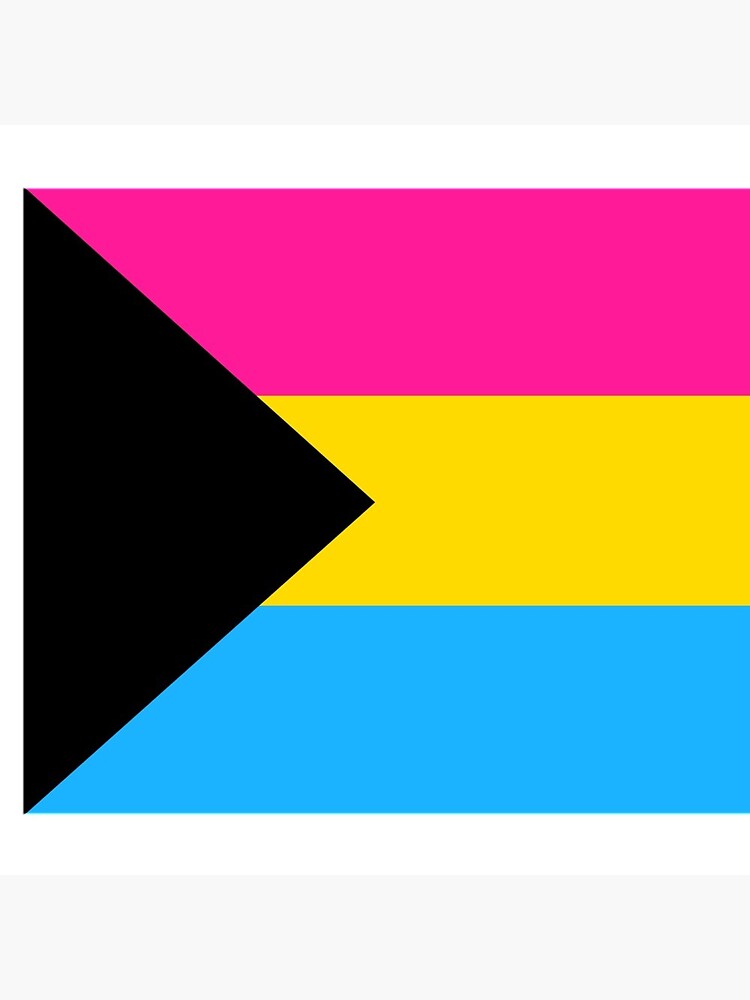 "Demi Pan Flag Pride - Pansexual Demiromantic Panromantic Demisexual