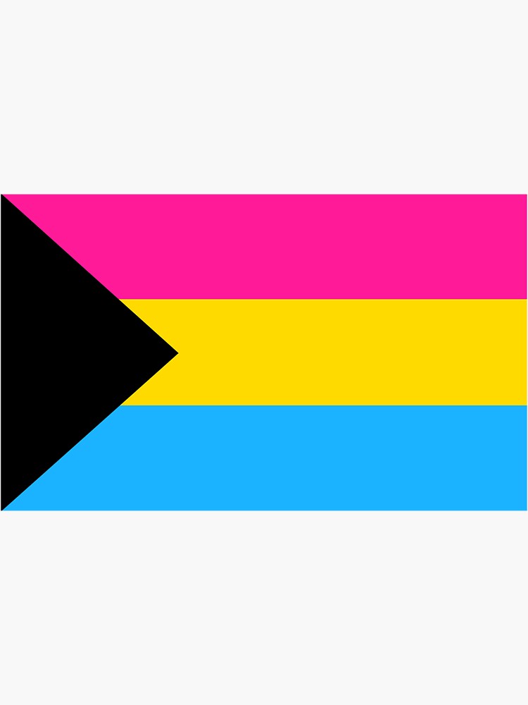 "Demi Pan Flag Pride - Pansexual Demiromantic Panromantic Demisexual