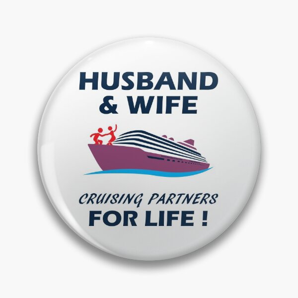 Item preview, Husband and Wife Cruising Partners for Life  designed and sold by TastefulTees.