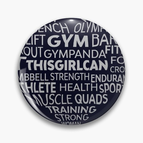 Item preview, Gym Lover - Word Cloud - This Girl Can designed and sold by madtoyman.