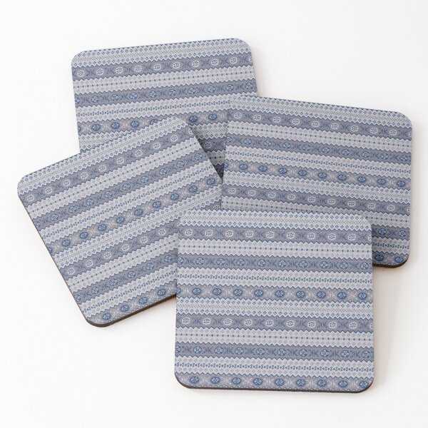 Item preview, Granny’s Fairisle - Grey  designed and sold by Juliewdesigns.