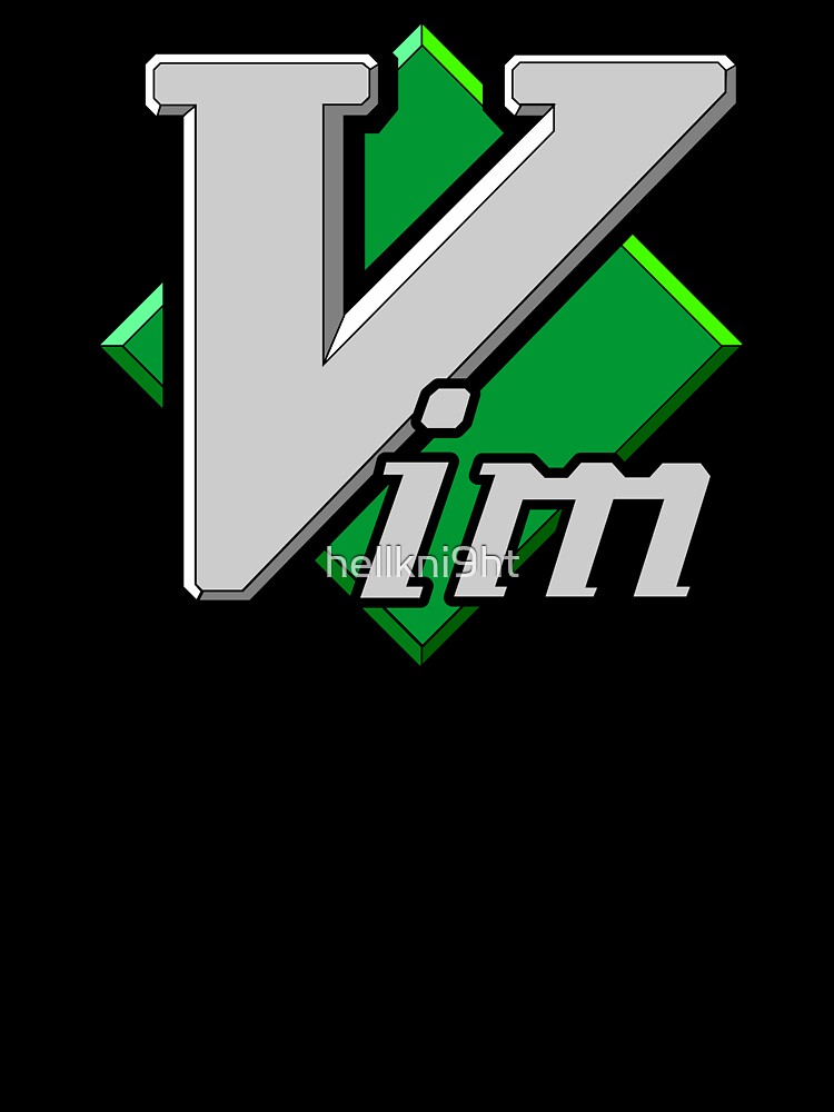 Vim Official Logo (Black background)