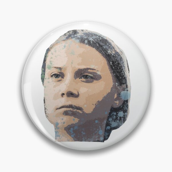 Item preview, Greta Thunberg Face Climate Change Activist  designed and sold by JackCurtis1991.