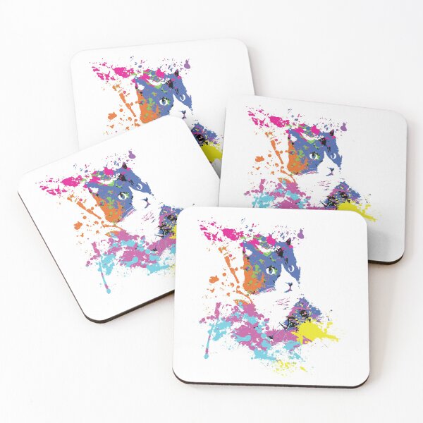 Item preview, Color Splash Cat designed and sold by Dan Tabata.