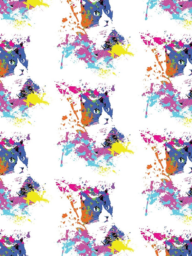 Color Splash Cat by dmtab