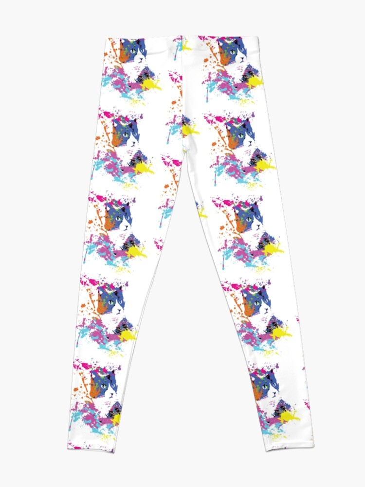 Alternate view of Color Splash Cat Leggings