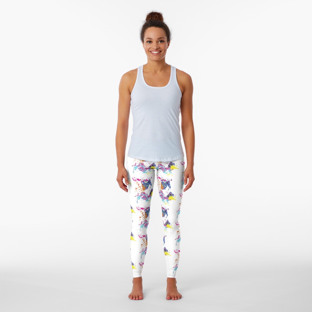 Color Splash Cat Leggings