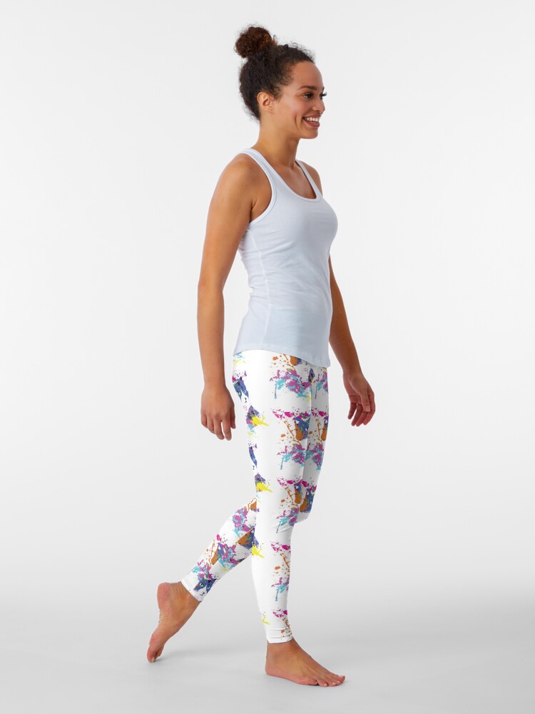 Alternate view of Color Splash Cat Leggings