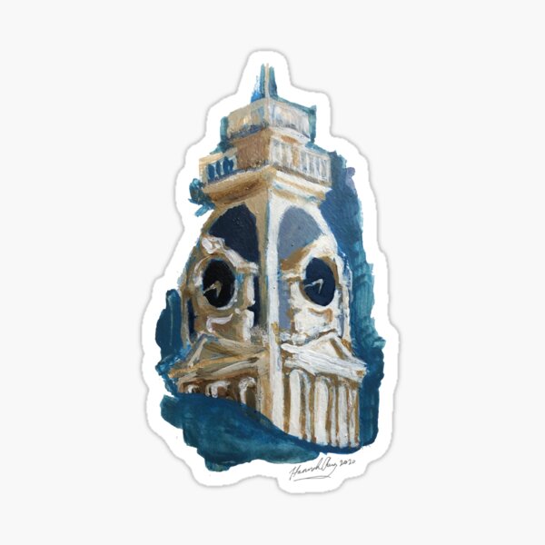 Hillsdale College Central Hall Logo Painting Sticker