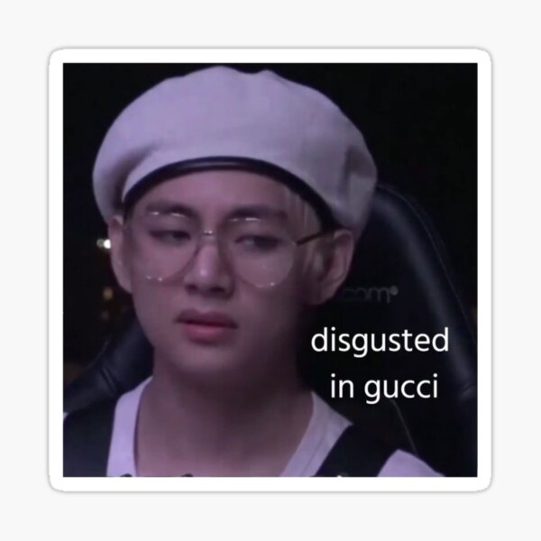 Artikel-Vorschau von angewidert. Kim Taehyung Meme, designt und verkauft von strangewallows.