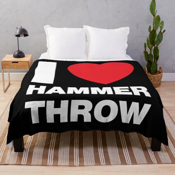 Item preview, I Love Hammer Throw Red Heart designed and sold by Thestarrysky.
