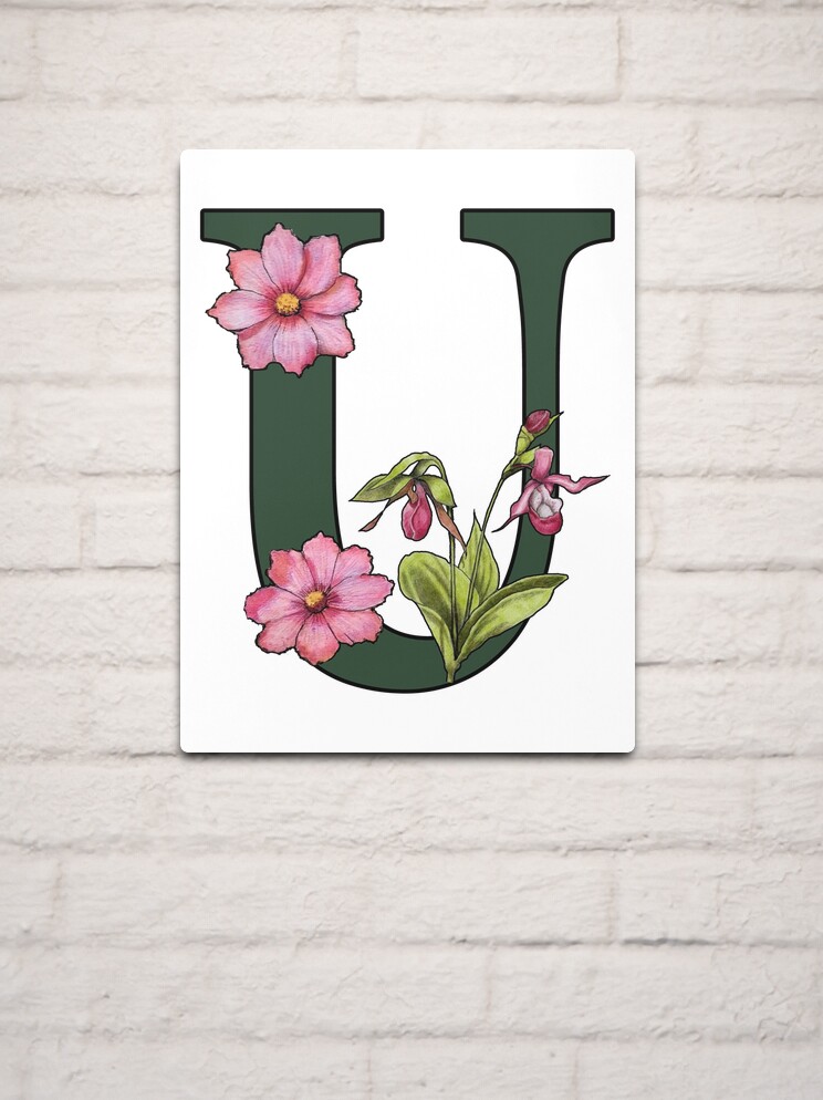 O, Letter O, Initial, Monogram, Flowers on Letter O, Name Photographic  Print for Sale by Joyce Geleynse