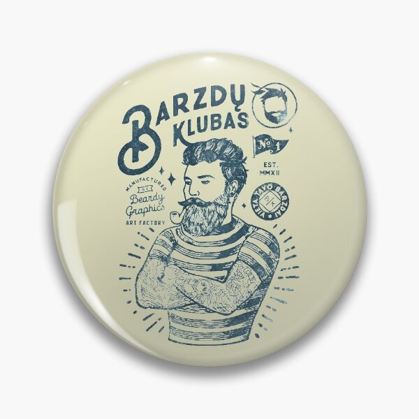 Item preview, Barzdu Klubas/Beard Club designed and sold by BeardyGraphics.
