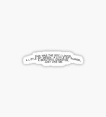 Mara Dyer by Michelle Hodkin Quote Sticker